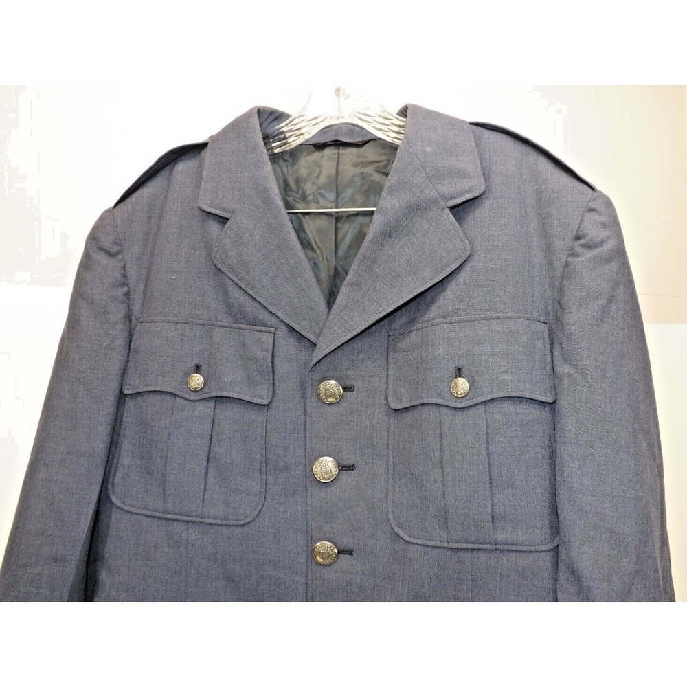 Herman D. Oritsky US Air Force 100% WOOL Dress Blue coat - Men's size 42R - Picture 2 of 16
